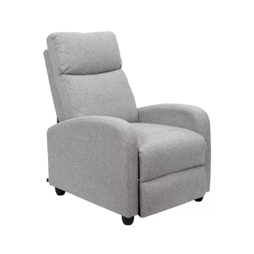 Fauteuil relaxant en tissu gris - Dream