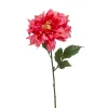 Fleur artificielle dahlia rose h60cm