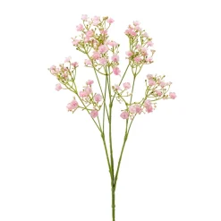 Fleur artificielle gypsophile rose h68cm