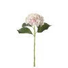 Fleur artificielle hortensia rose h51cm