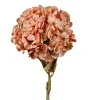 Fleur artificielle hydrangea vieux rose h62cm