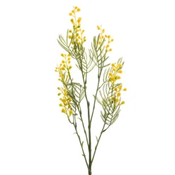 Fleur artificielle mimosa jaune h65cm