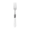 Fourchette en inox blanc - baroque