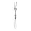 Fourchette en inox transparent - baroque