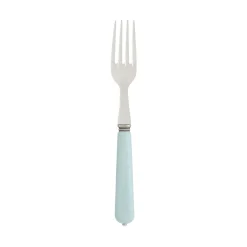 Fourchette en inox vert d'eau - lucie