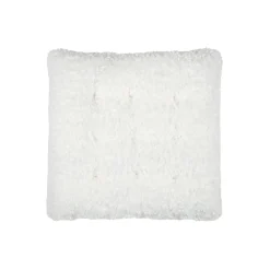 Galette de chaise en tissu écru 38x38cm - Grignon