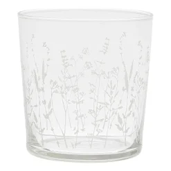 Gobelet en verre champetre blanc - bodega