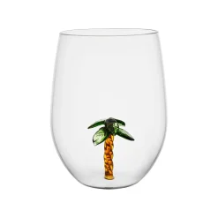 Gobelet palmier en verre 60cl - Colorea