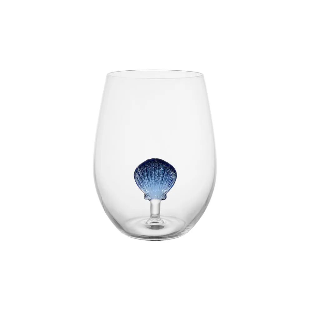 Gobelet st-jacques en verre borosilicate indigo 50cl - Mer