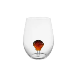 Gobelet st-jacques en verre borosilicate ambre 50cl - Mer