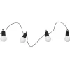 Guirlande extérieur et intérieur 20 leds câble noir 5.70m