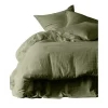 Housse de couette en coton kaki 260x240cm - Mykonos