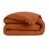 Housse de couette en flanelle tomette 260x240cm - Candice