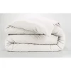 Housse de couette en flanelle de coton neige 260x240cm - Candice