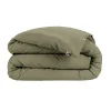 Housse de couette en flanelle romarin 240x220cm - Candice