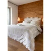 Housse de couette en flanelle de coton beige 240x220cm - Hector