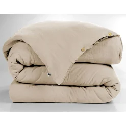 Housse de couette en gaze de coton ficelle 260x240cm - Gaia