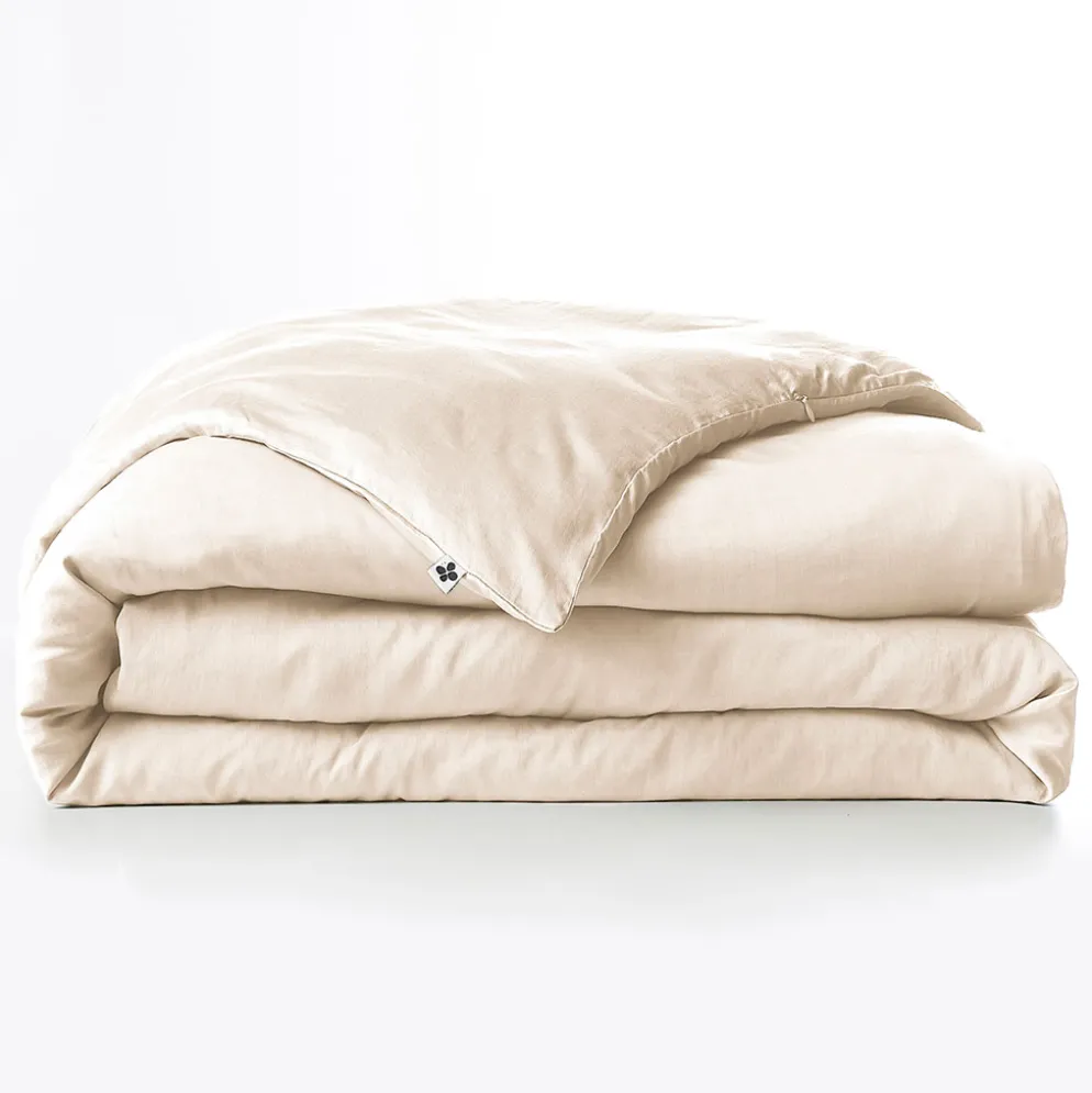 Housse de couette en lyocell pampa 260x240cm - Lysandre