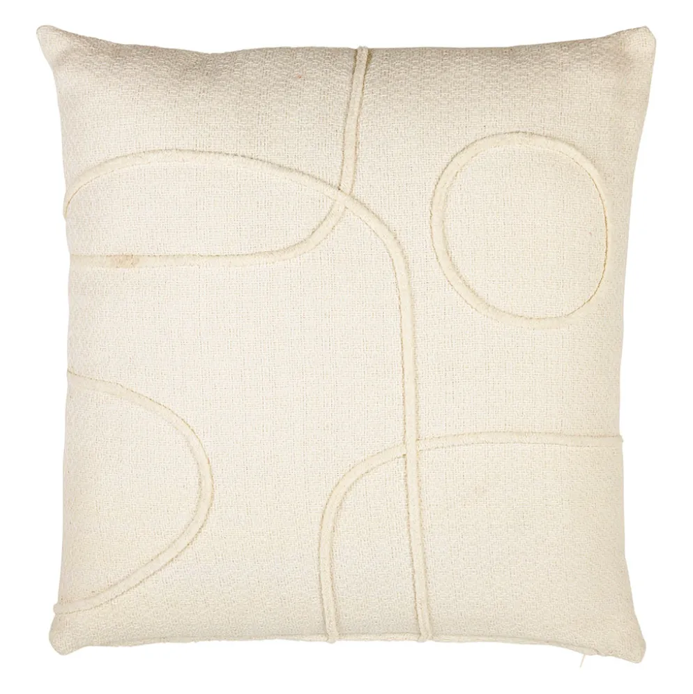 Housse de coussin blanc 45x45cm - arty