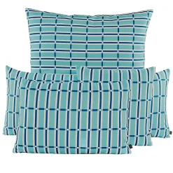 Housse de coussin d'extérieur en tissu jade 40x60cm - Madera