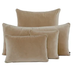 Housse de coussin en coton beige 45x45cm - New delhi