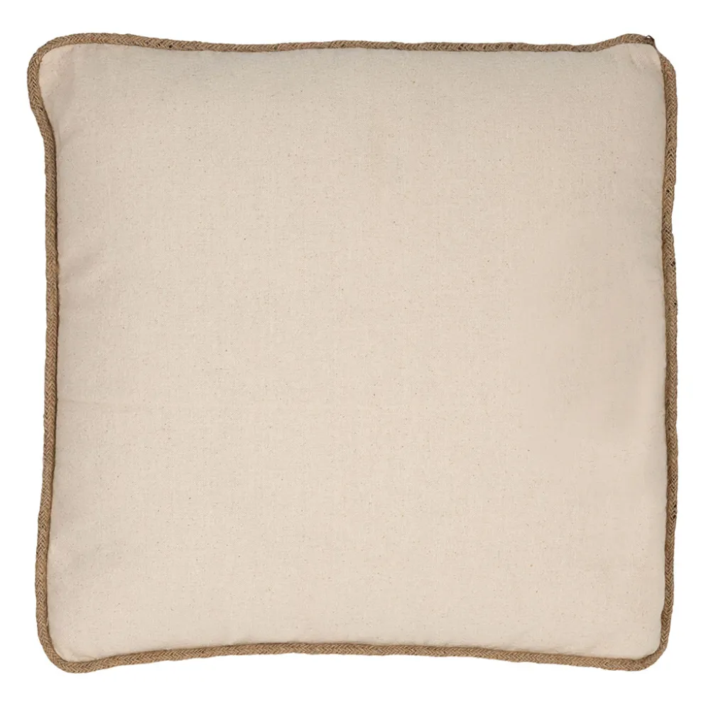 Housse de coussin en coton naturel 45x45cm - Somptua