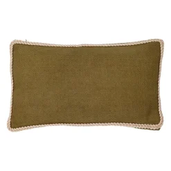 Housse de coussin en coton terre 50x30cm - Seguia