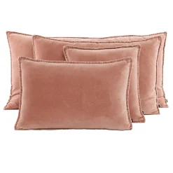 Housse de coussin en coton mocaccino 40x60cm - Manhattan
