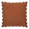 Housse de coussin en coton terracotta 45x45cm - Nomadea