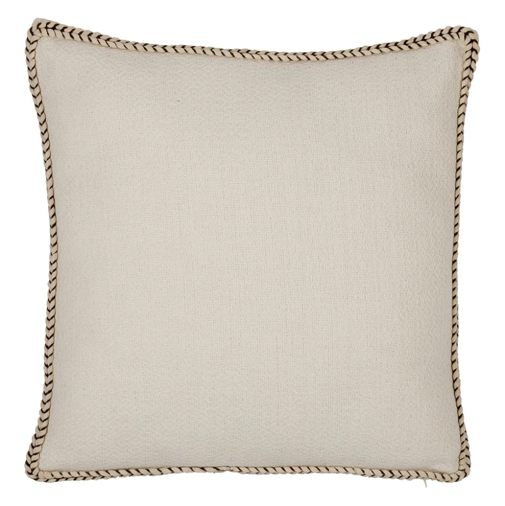 Housse de coussin en coton écru 45x45cm - Seguia