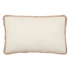 Housse de coussin en coton écru 50x30cm - Seguia