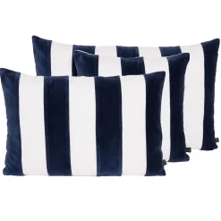 Housse de coussin en lin et coton encre 40x60cm - Perth