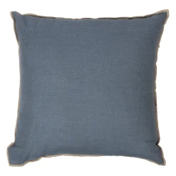 Housse de coussin en lin turquin 45x45cm - Chennai