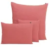 Housse de coussin en lin et coton bois de rose 45x45cm - Figari