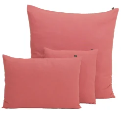 Housse de coussin en lin et coton bois de rose 45x45cm - Figari