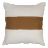 Housse de coussin en lin tabac 45x45cm - Goa