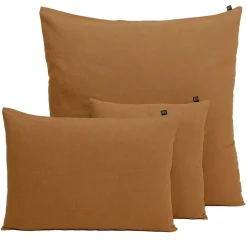 Housse de coussin en lin et coton tabac 40x60cm - Figari