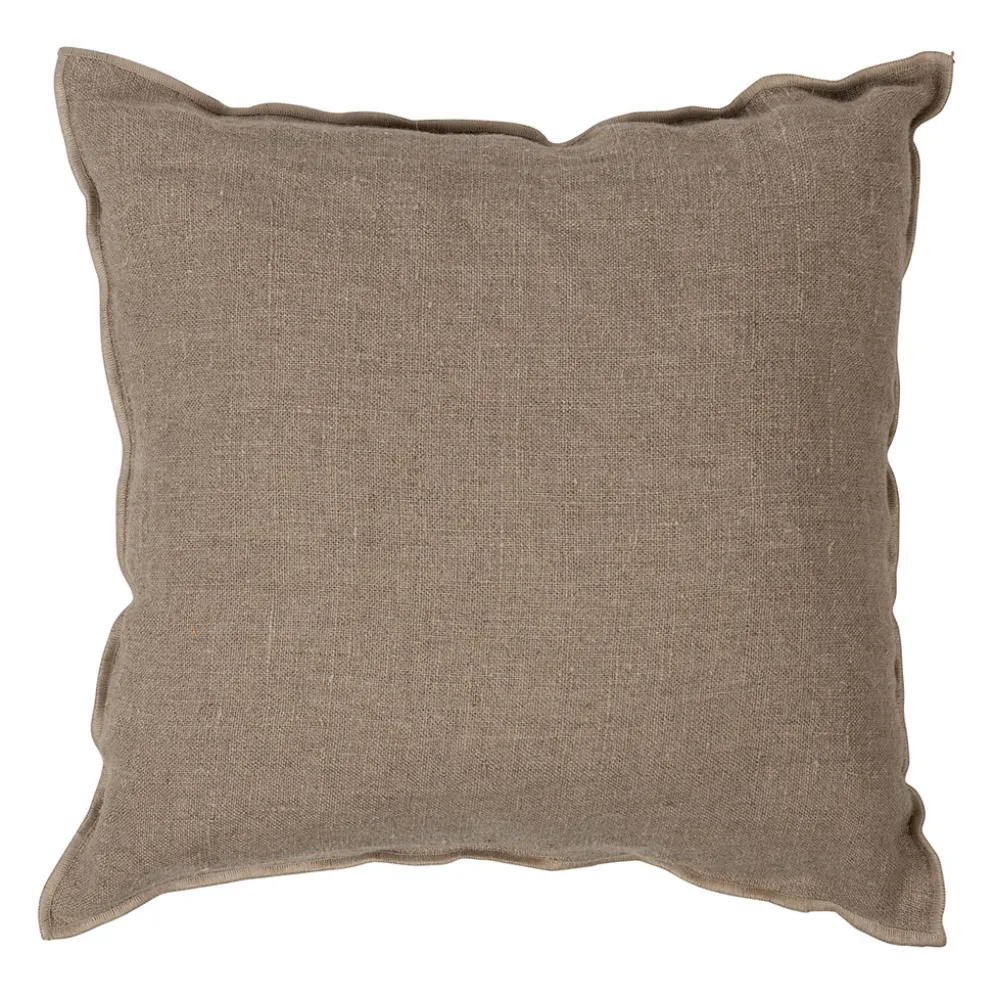Housse de coussin en lin naturel 45x45cm - Calvi