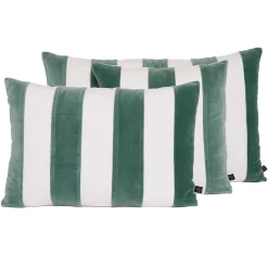 Housse de coussin en lin et coton céladon 40x60cm - Perth