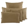 Housse de coussin en lin et coton gold 40x60cm - California