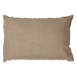 Housse de coussin en lin naturel 40x60cm - Calvi