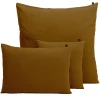 Housse de coussin en lin et coton gold 40x60cm - Fagari