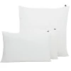 Housse de coussin en lin et coton blanc 45x45cm - Figari