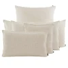 Housse de coussin en lin et coton beige 40x60cm - California