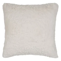 Housse de coussin en tissu blanc 45x45cm - Félien