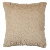 Housse de coussin en tissu beige 45x45cm - Félien