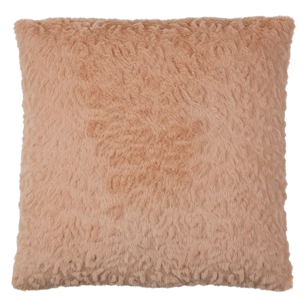 Housse de coussin en tissu rose 45x45cm - Félien