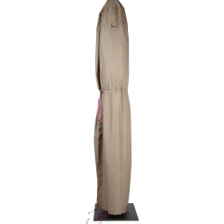 Housse de parasol déporté taupe 240cm