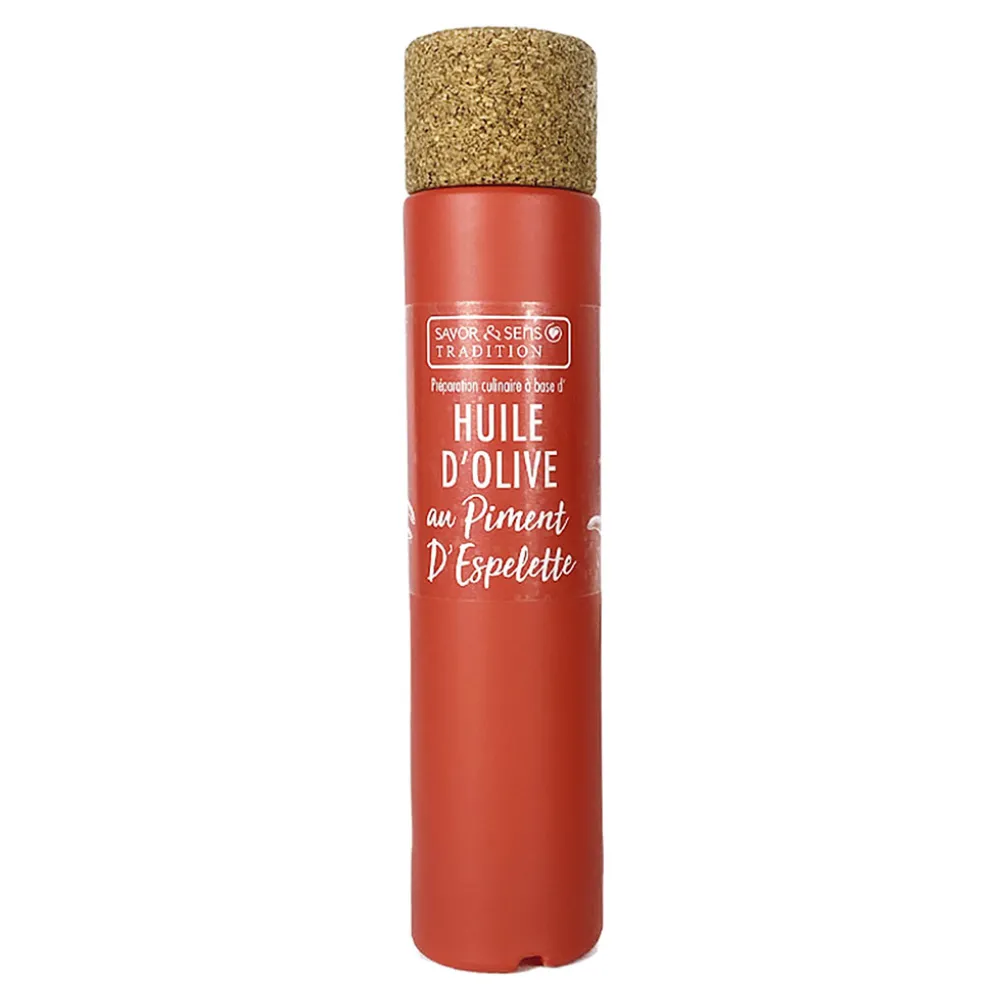 Huile d'olive au piment d'Espelette 20cl