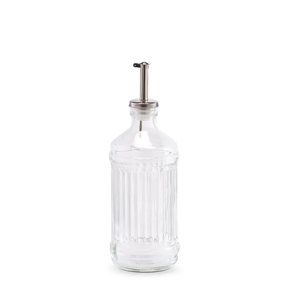 Huillier en verre strié 50cl